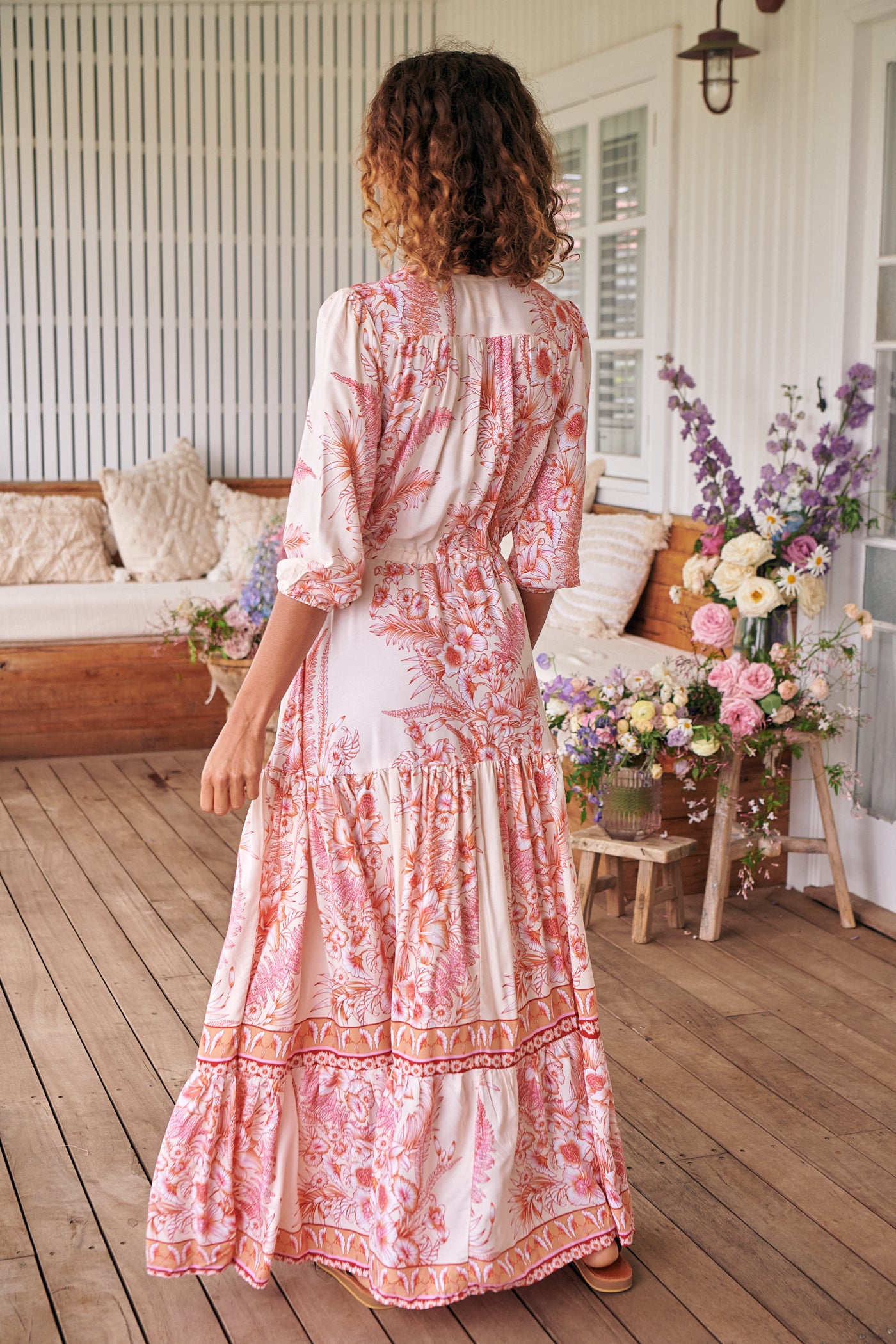 BALMY NIGHTS PRINT TESSA MAXI