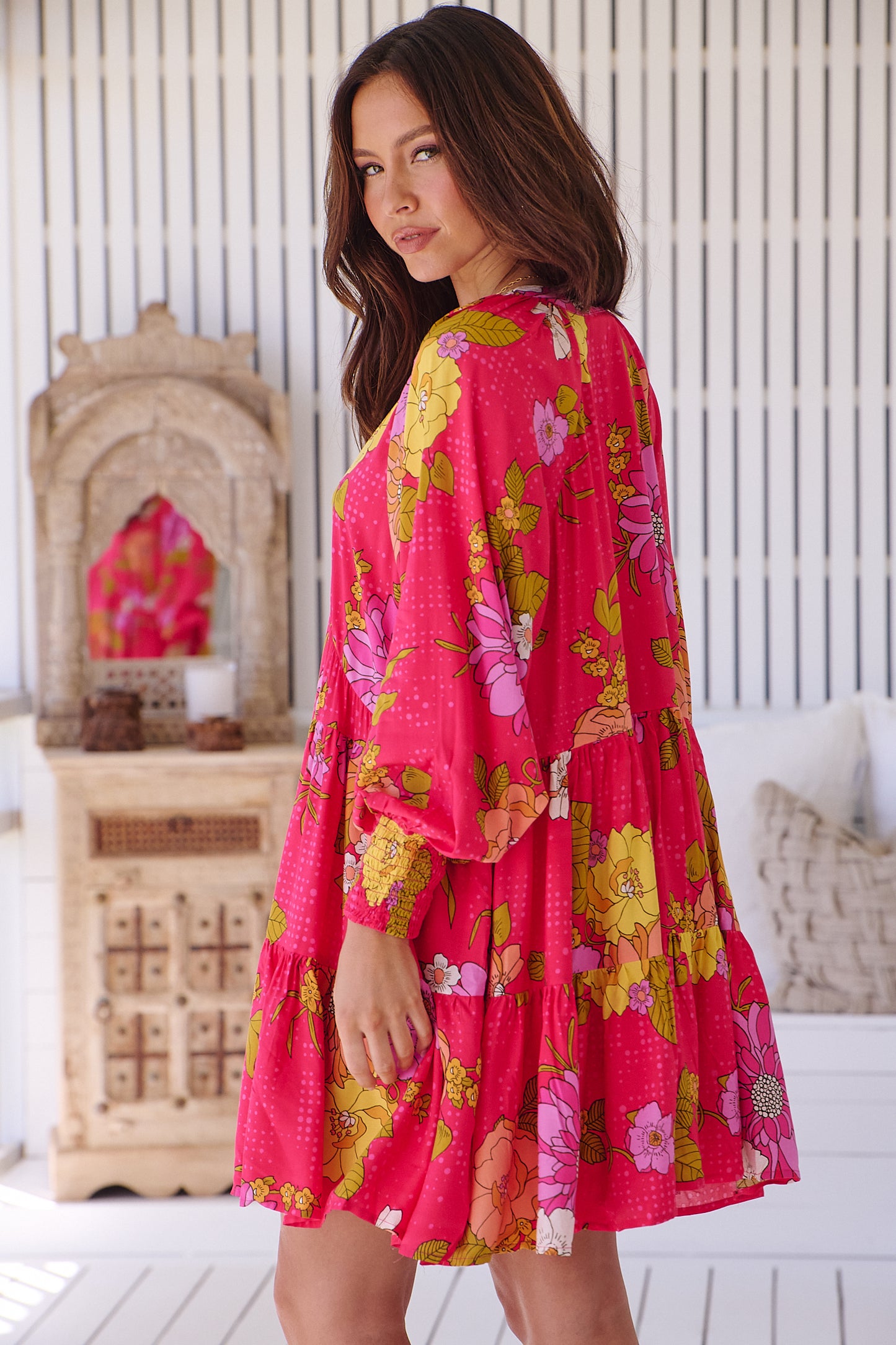 TIMELESS PRINT SOUL MINI DRESS