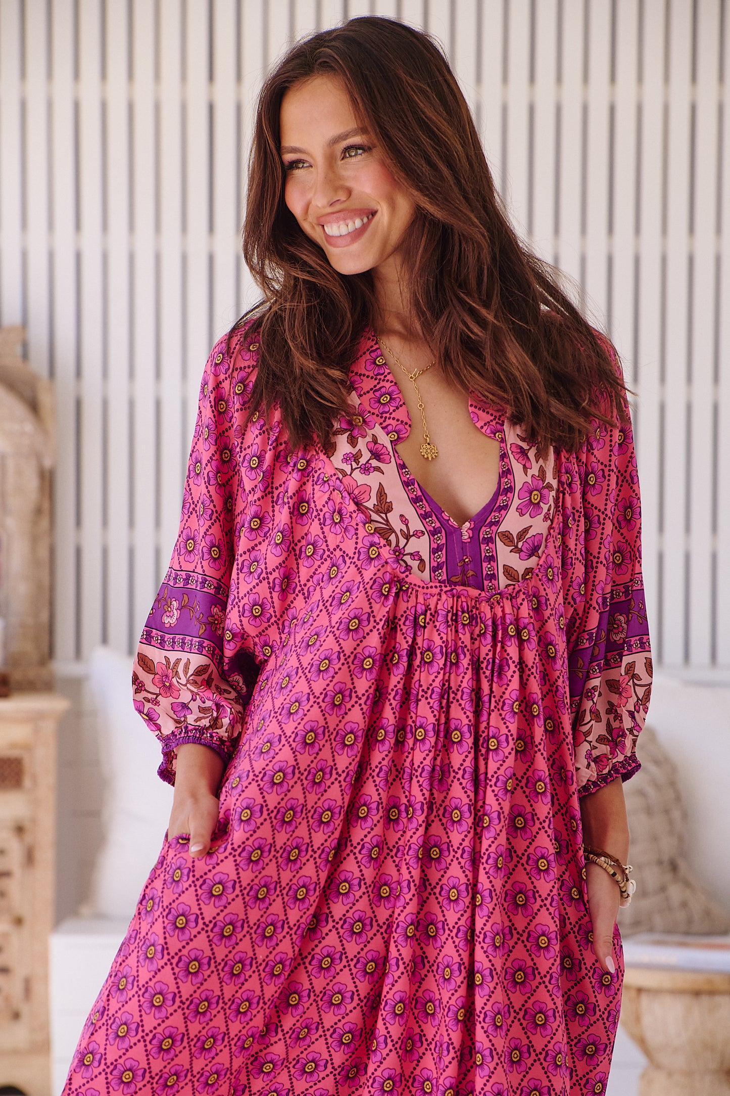 JOLENE PRINT BOHEME MIDI