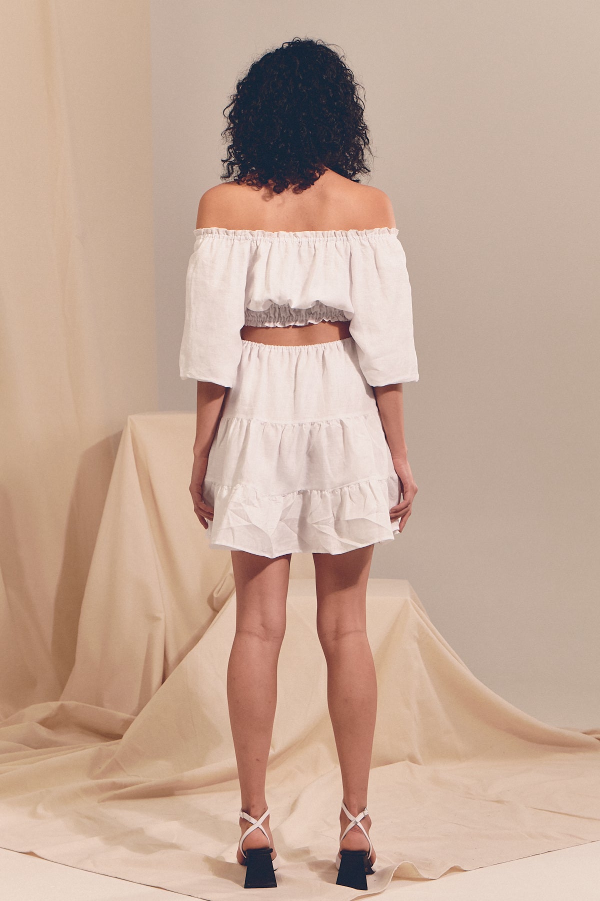 WHITE HAILEY MINI DRESS