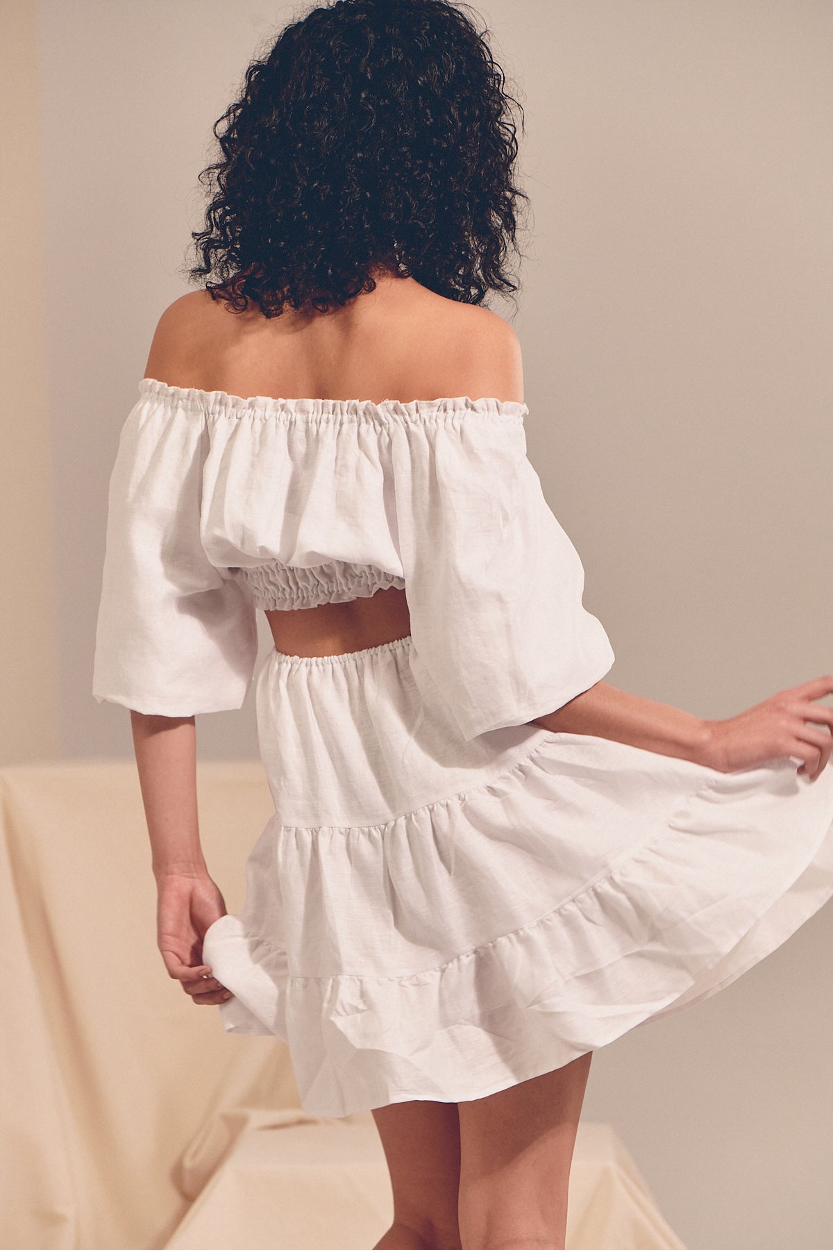 WHITE HAILEY MINI DRESS
