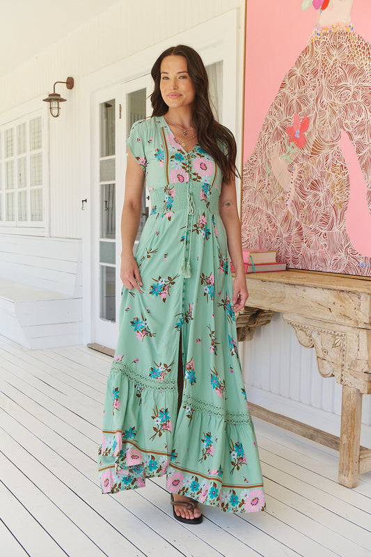 MARIBEL PRINT ROMI MAXI DRESS