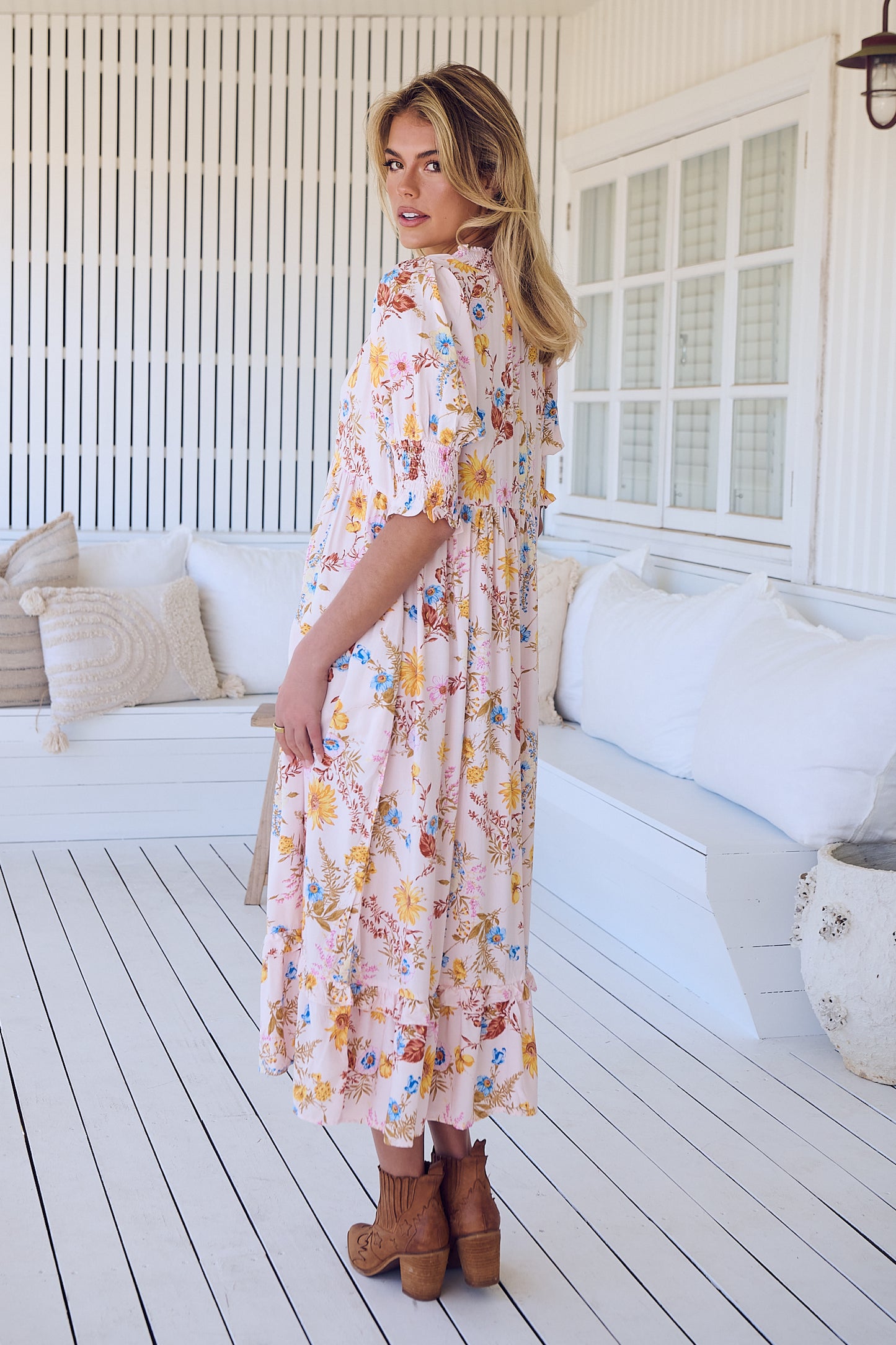 SPRING SERENADE KORA MIDI DRESS