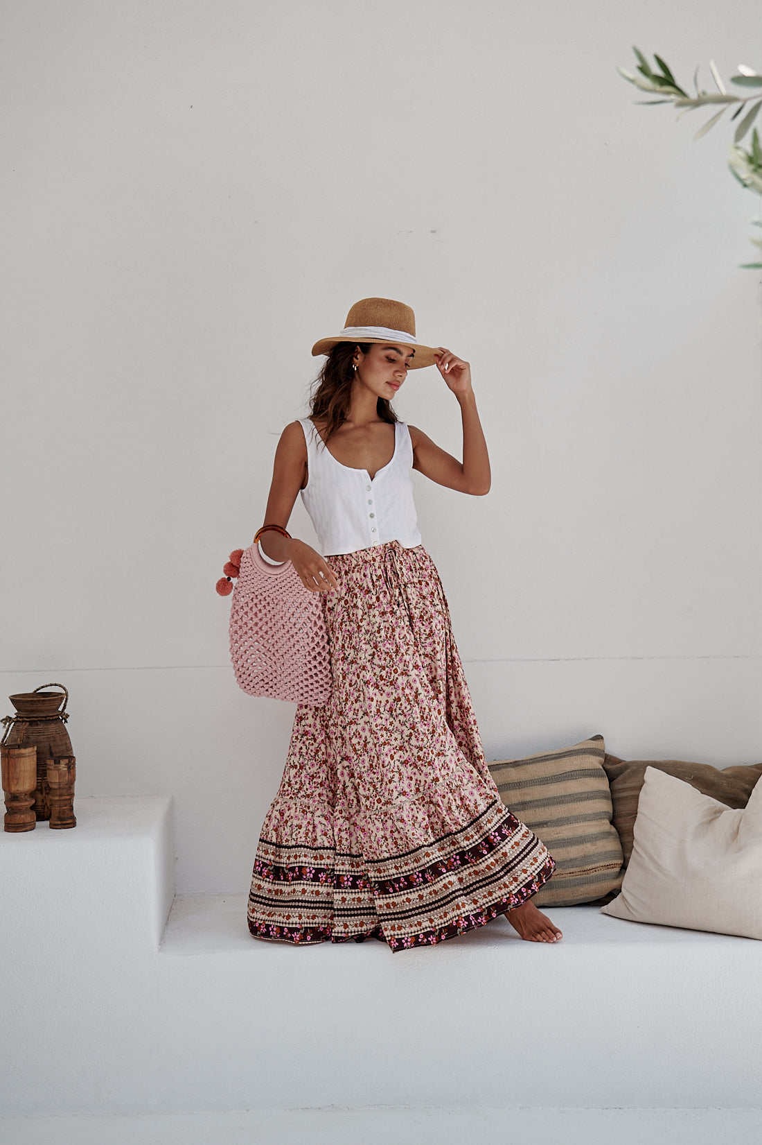MADELENE PRINT DAPHNE SKIRT