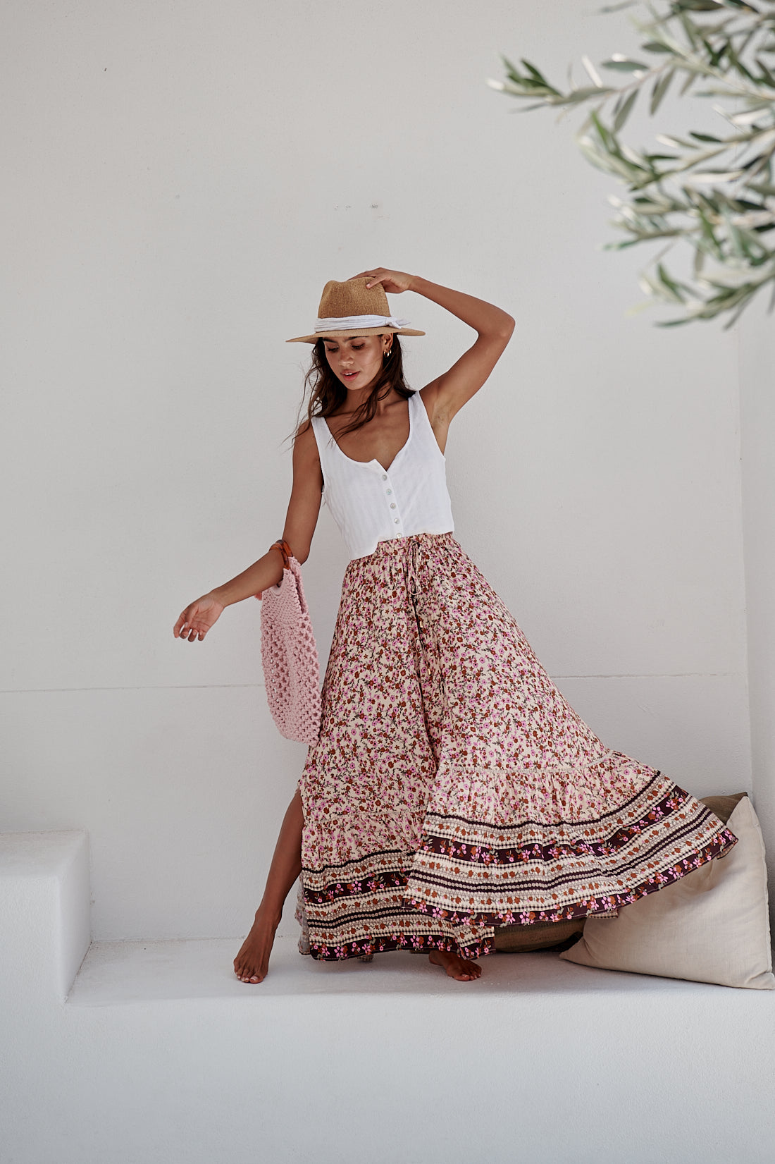 MADELENE PRINT DAPHNE SKIRT