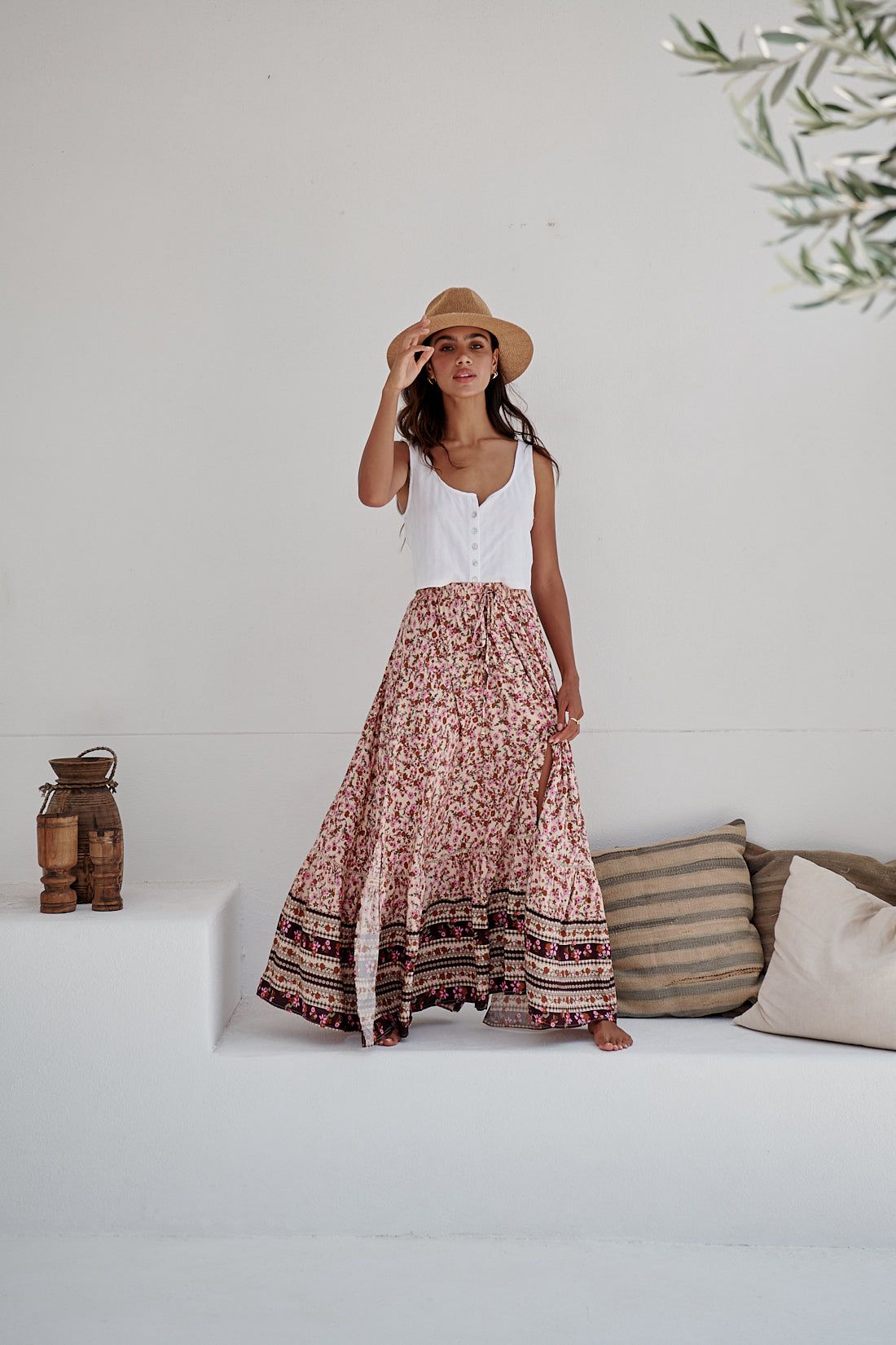 MADELENE PRINT DAPHNE SKIRT