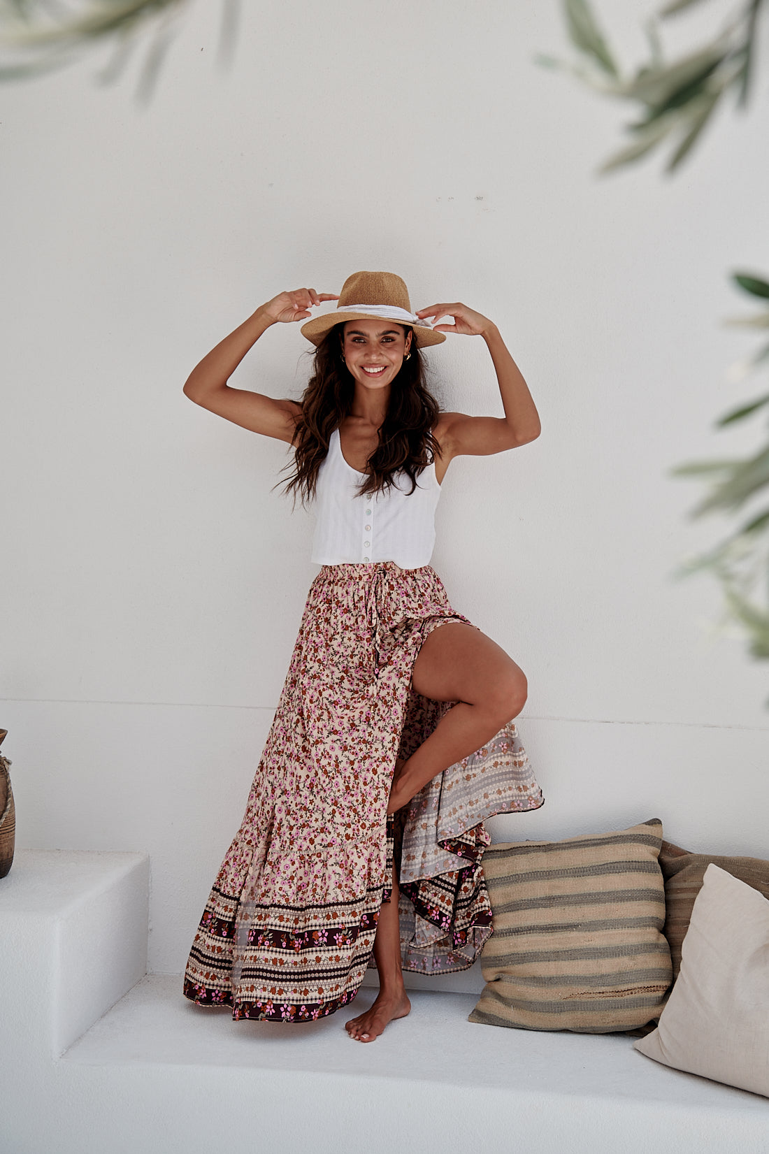 MADELENE PRINT DAPHNE SKIRT