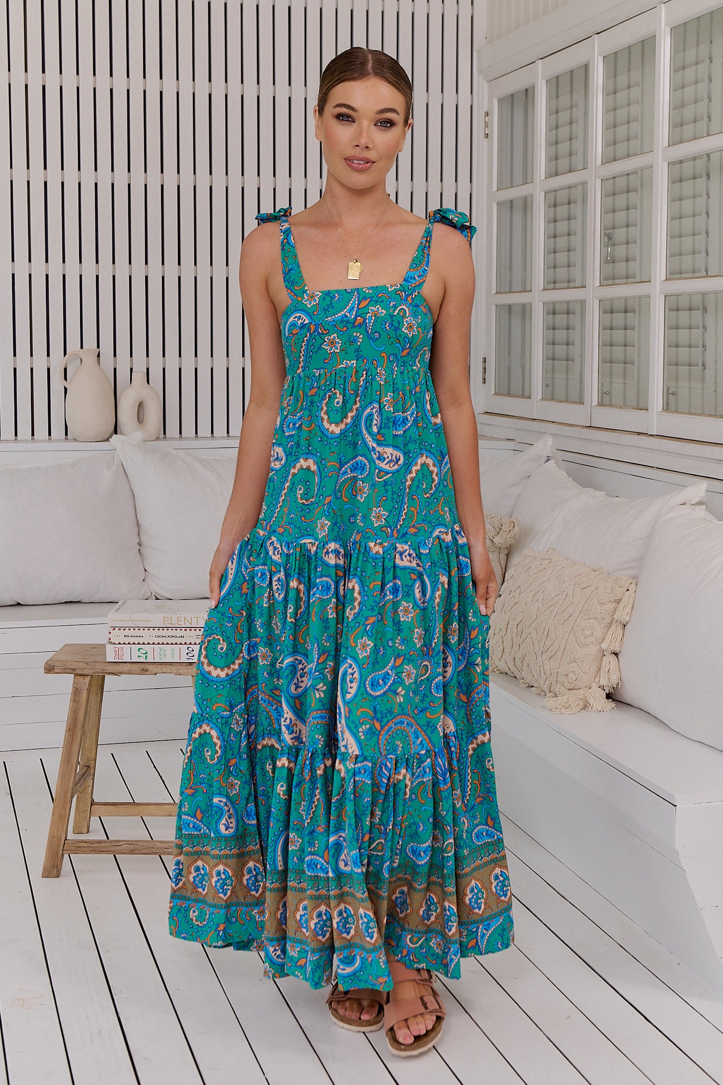 RUMOURS PRINT MARLEY MAXI DRESS