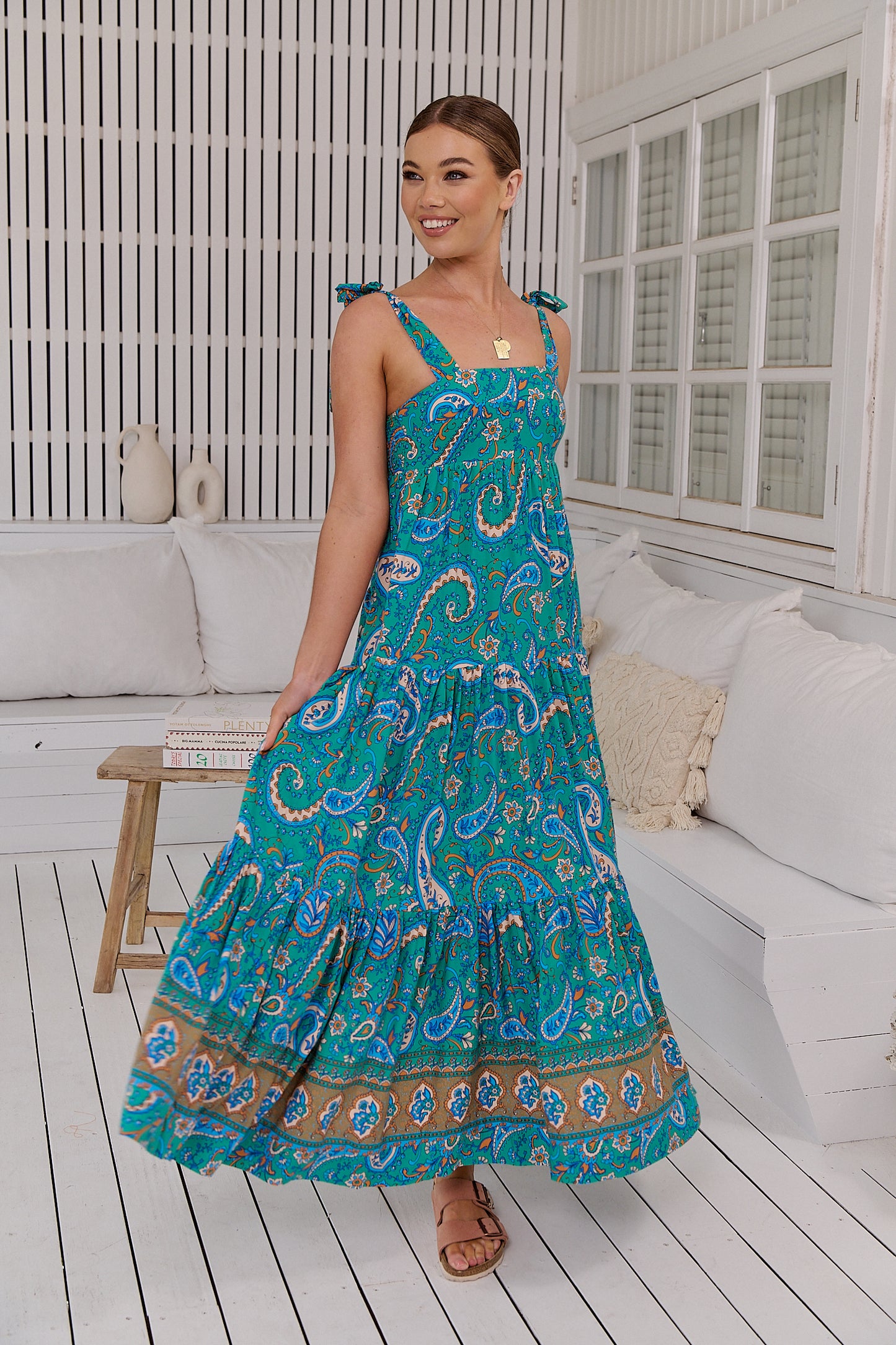 RUMOURS PRINT MARLEY MAXI DRESS