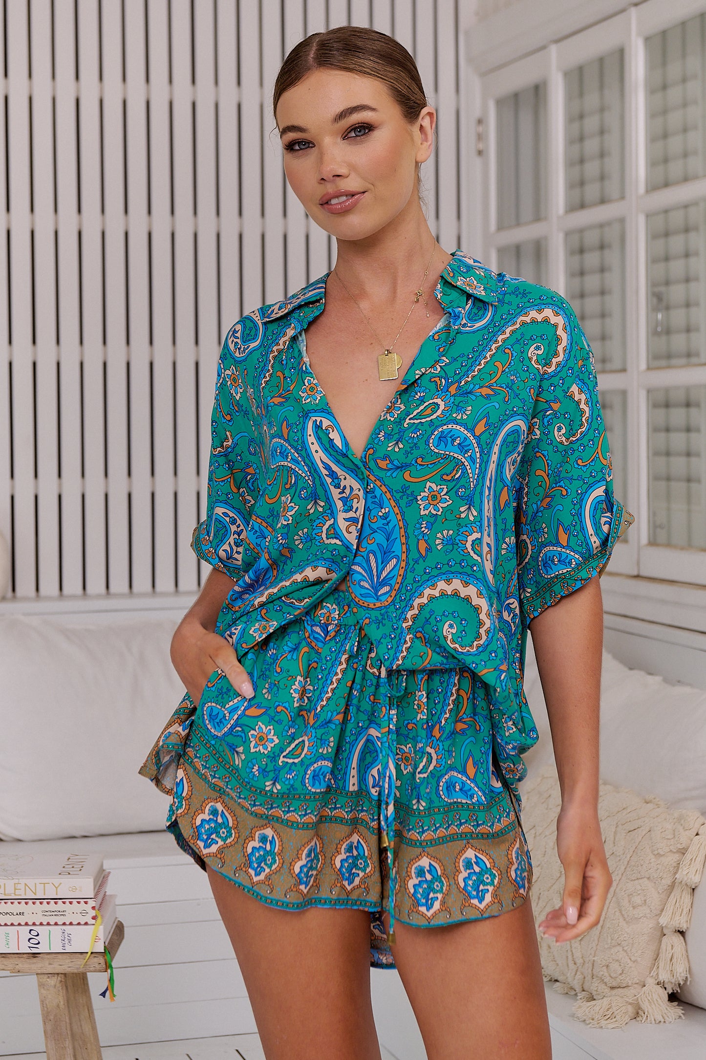 RUMOURS PRINT CHARLIE SHORTS