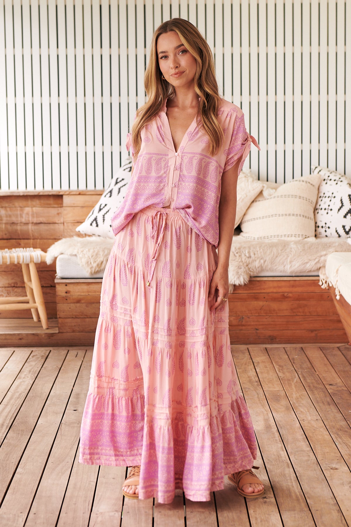 OPHILIA PRINT VITAL SKIRT