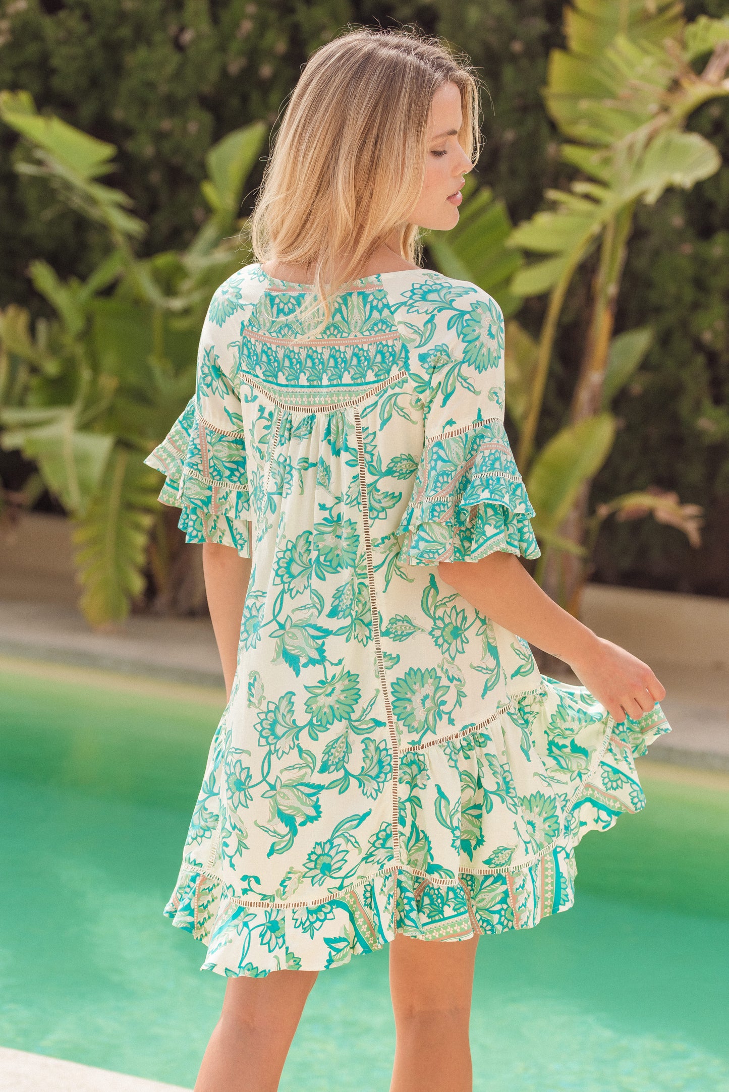 OPAL PRINT THESSY MINI DRESS
