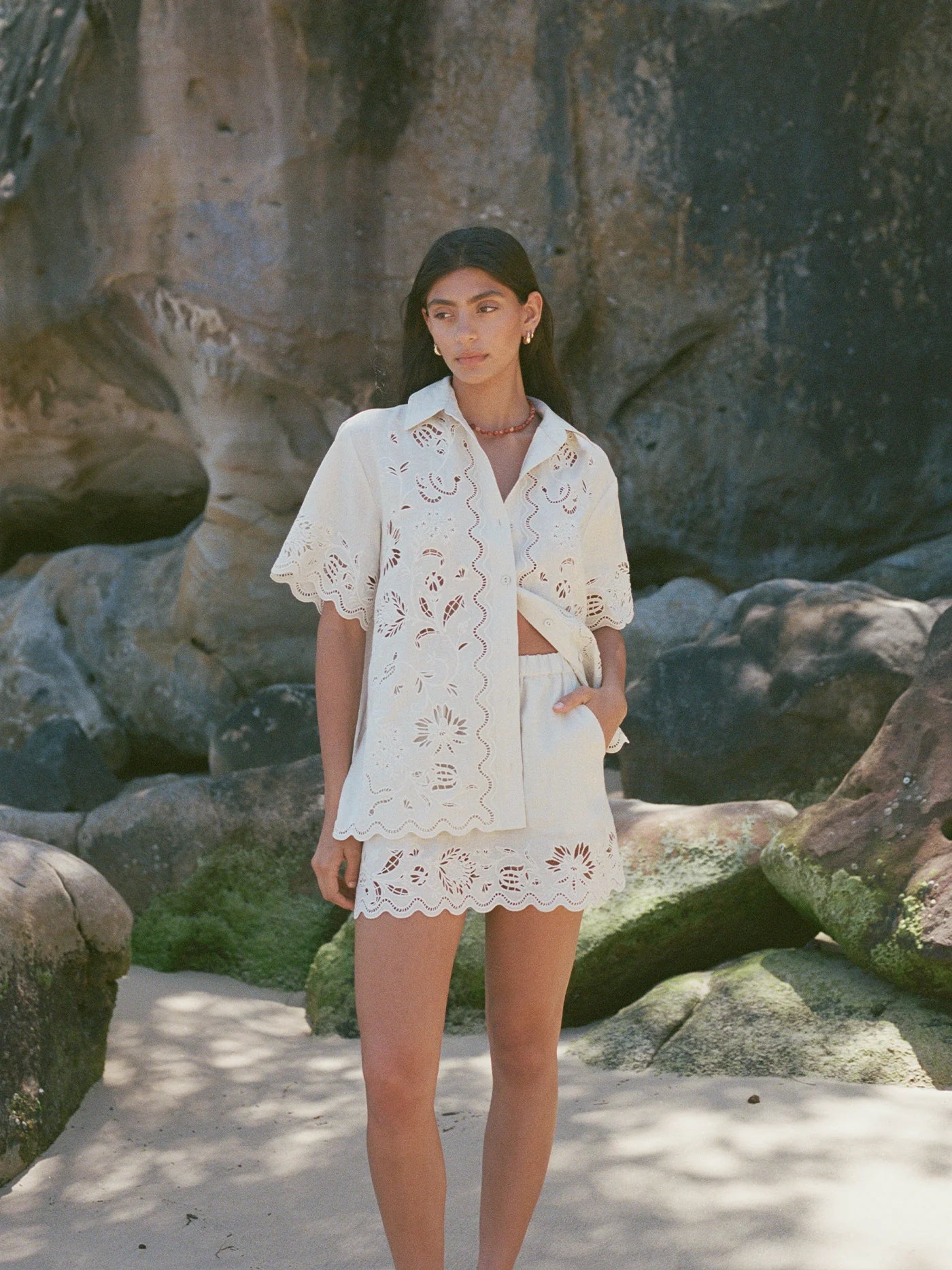 CONNIE MINI SKIRT BRODEIRED