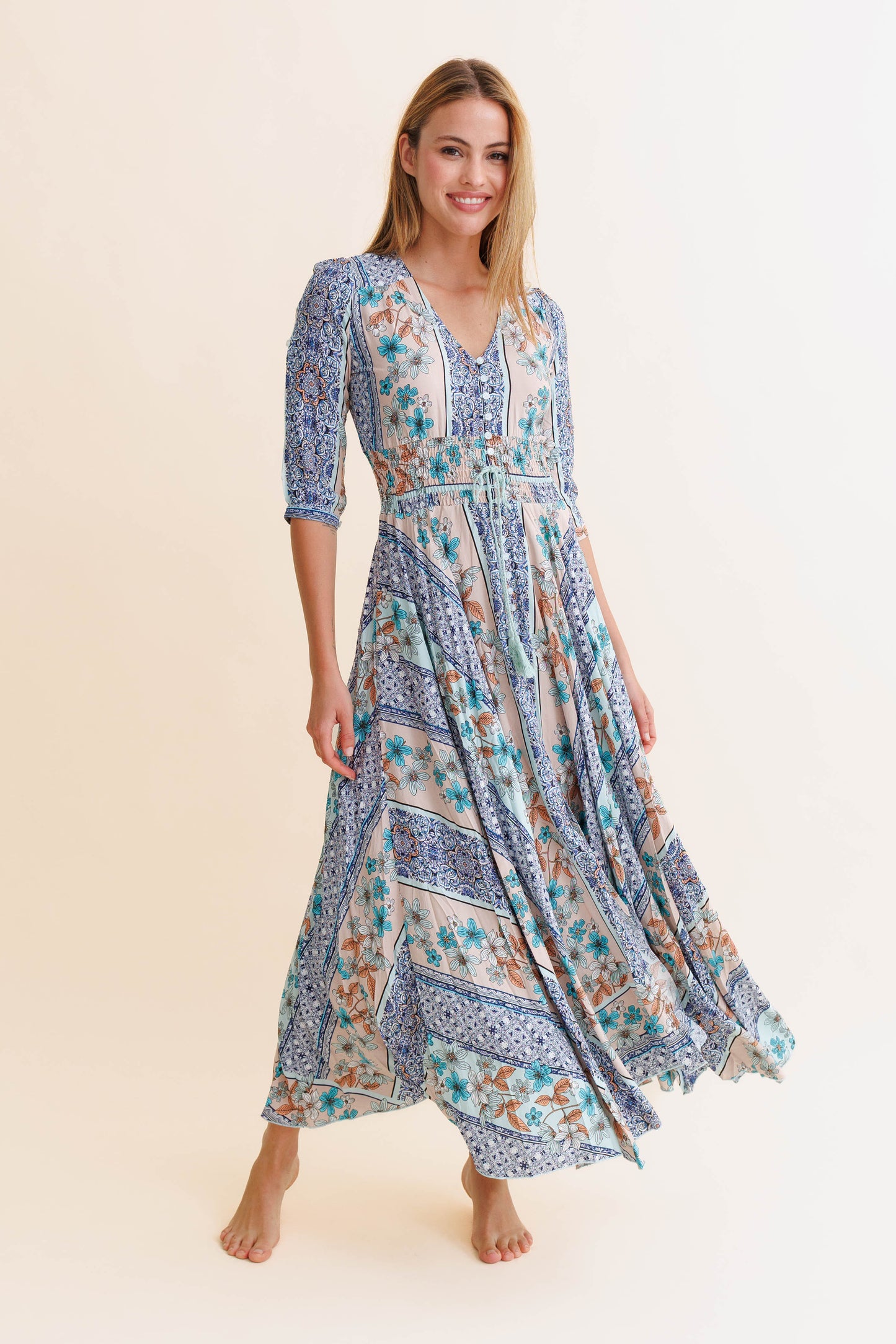 CARLISLE PRINT INDIANA MAXI DRESS