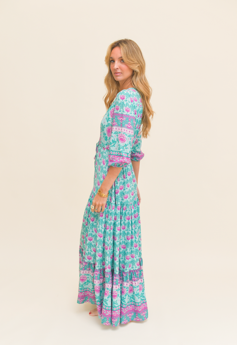 BOREAL PRINT TESSA MAXI DRESS