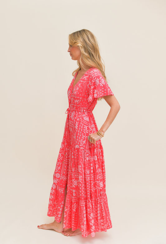 HIBISCA PRINT ALISSIA MAXI