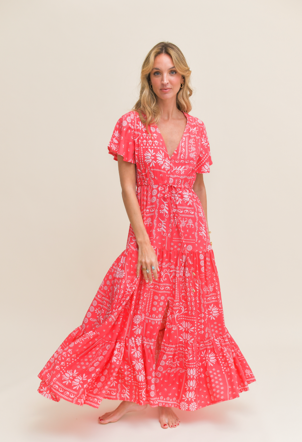 HIBISCA PRINT ALISSIA MAXI