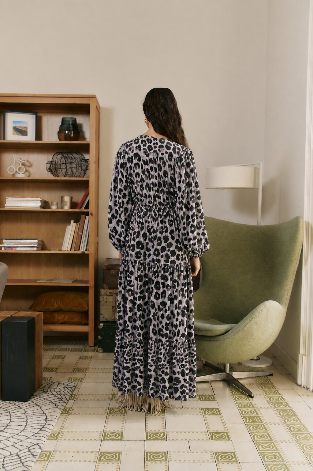 LONE STAR PRINT TERESA MAXI DRESS