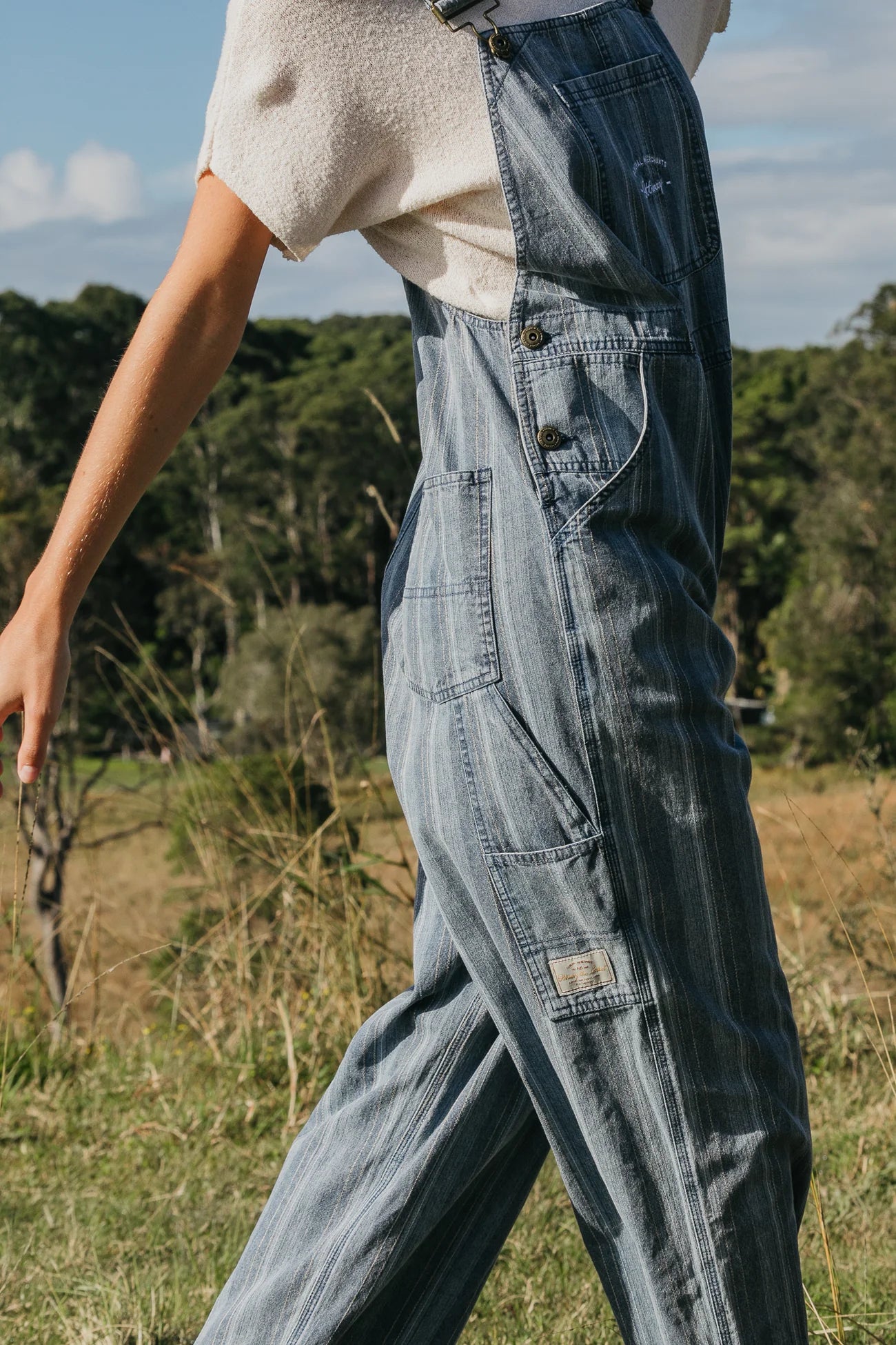 JAGGER - WASHED DENIM OVERALLS