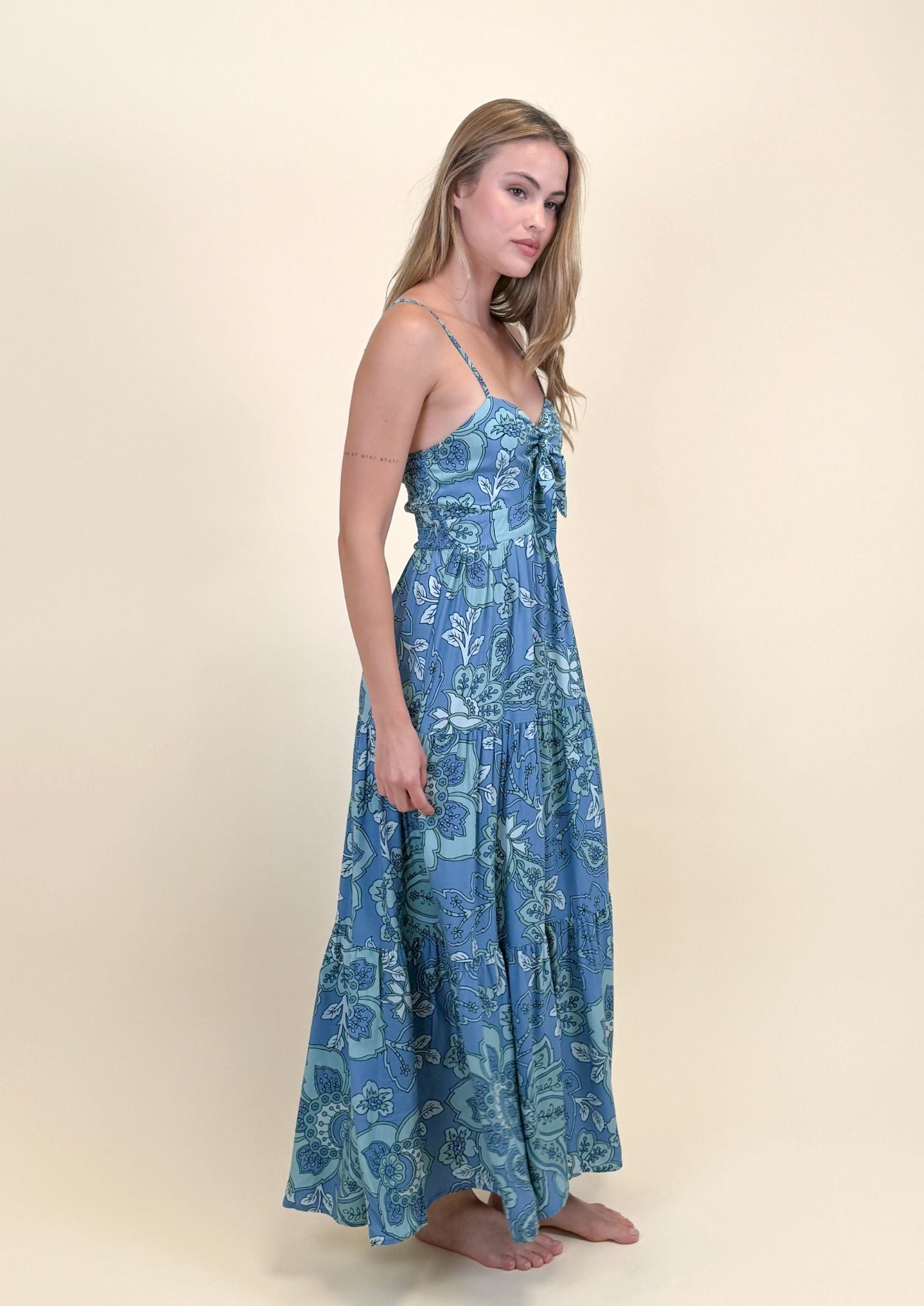 SERENADE PRINT BAMBI MAXI DRESS