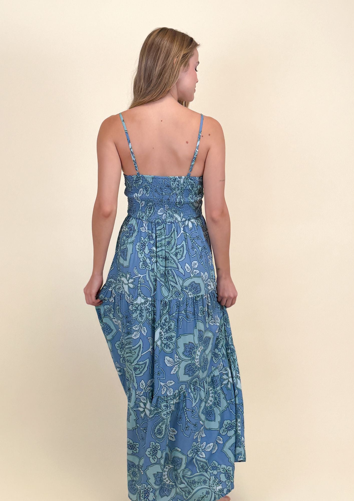 SERENADE PRINT BAMBI MAXI DRESS