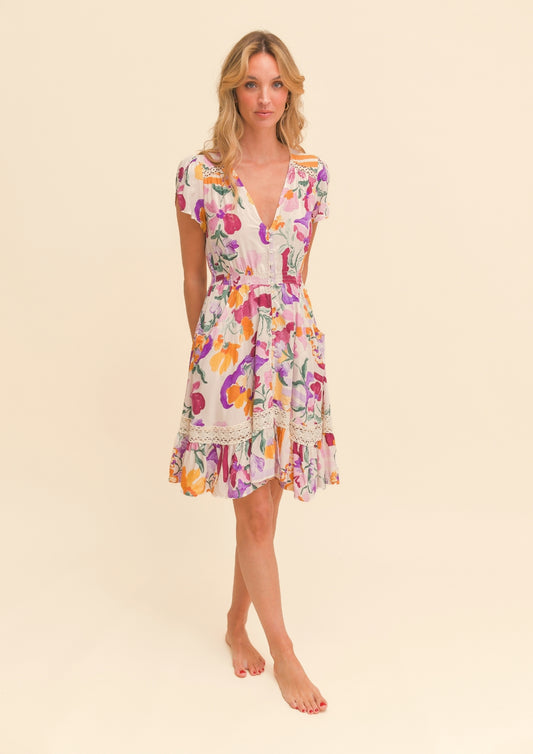 SWEET LILY PRINT CARMEN MINI