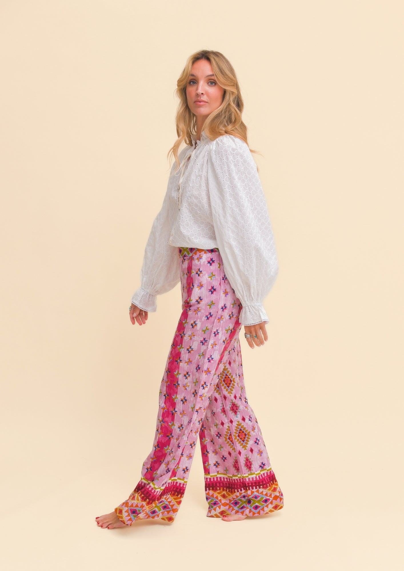 LOST TRIBE PRINT JAX PANTS