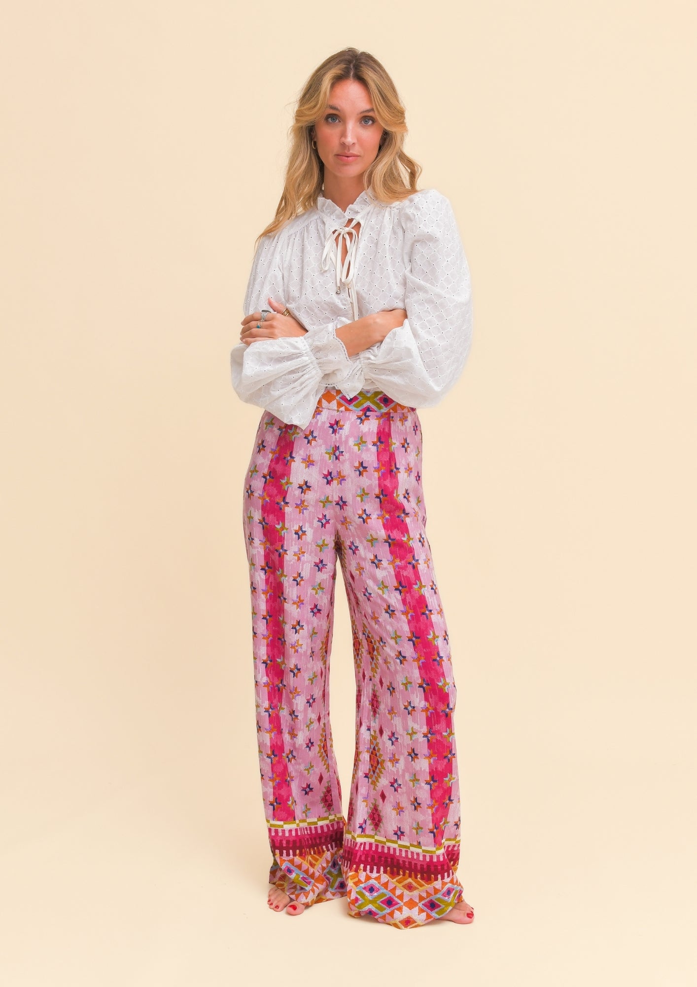 LOST TRIBE PRINT JAX PANTS