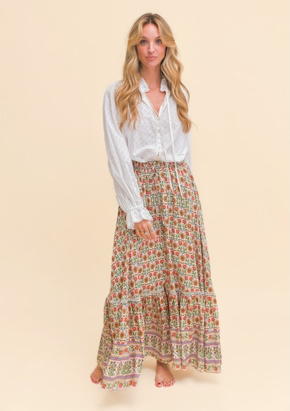 HARLOWE PRINT DAPHNE SKIRT