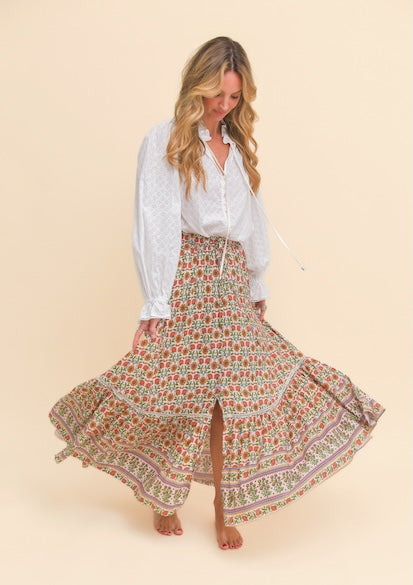 HARLOWE PRINT DAPHNE SKIRT