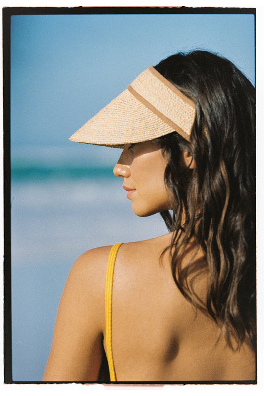 LINEN VISOR - NATURAL