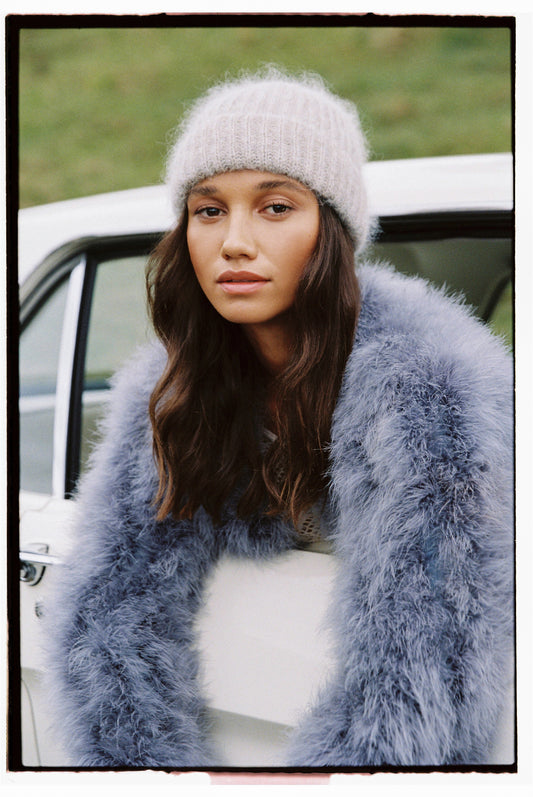 MASON BEANIE - PALE GREY
