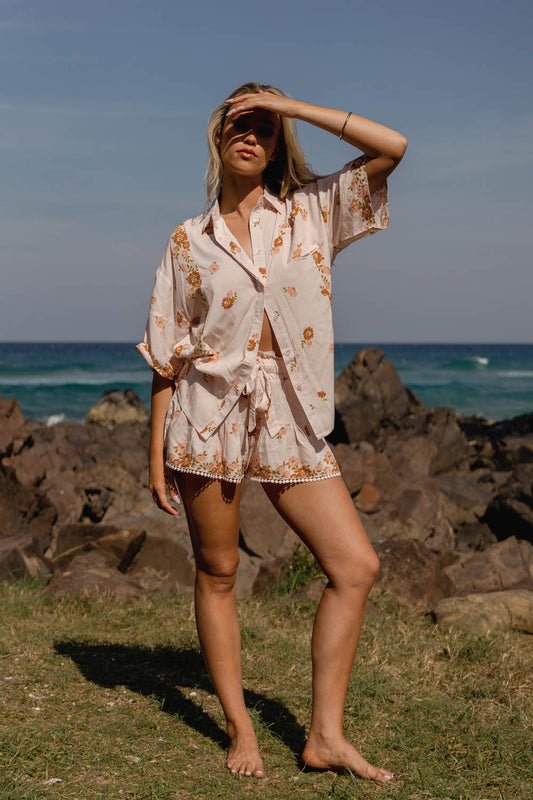 VINTAGE SOL PRINT COVE SHIRT