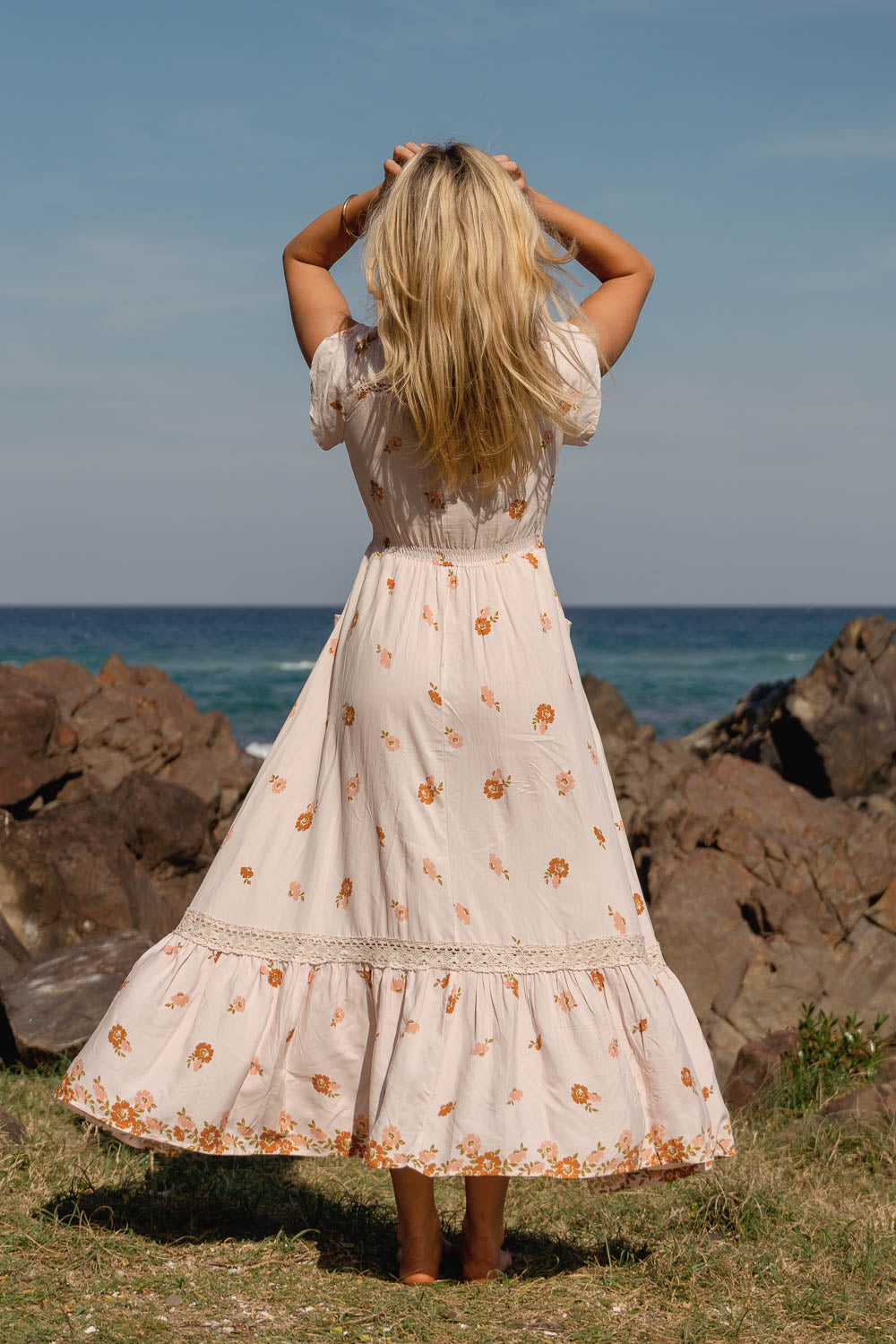 VINTAGE SOL PRINT CARMEN MAXI