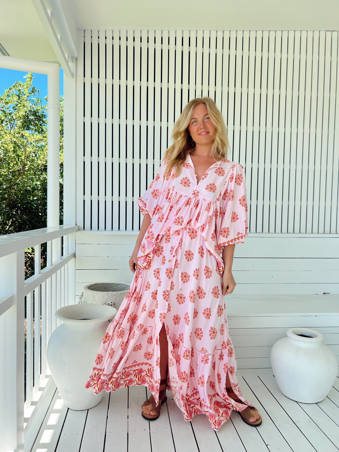 DESERT WILDFLOWERS PRINT POLLI BLOUSE