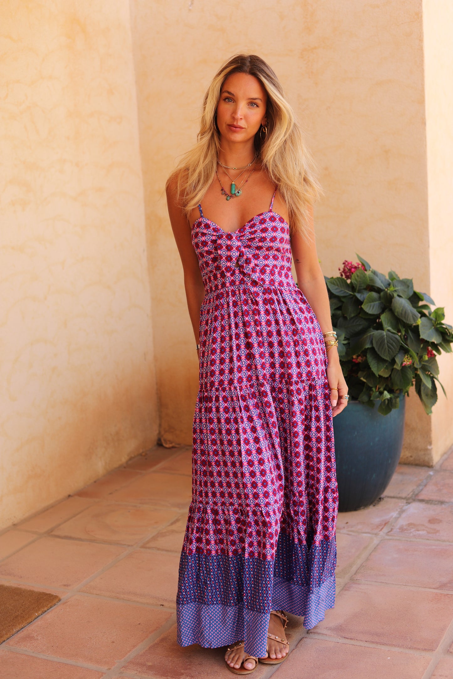 HAVEN PRINT BAMBI MAXI DRESS