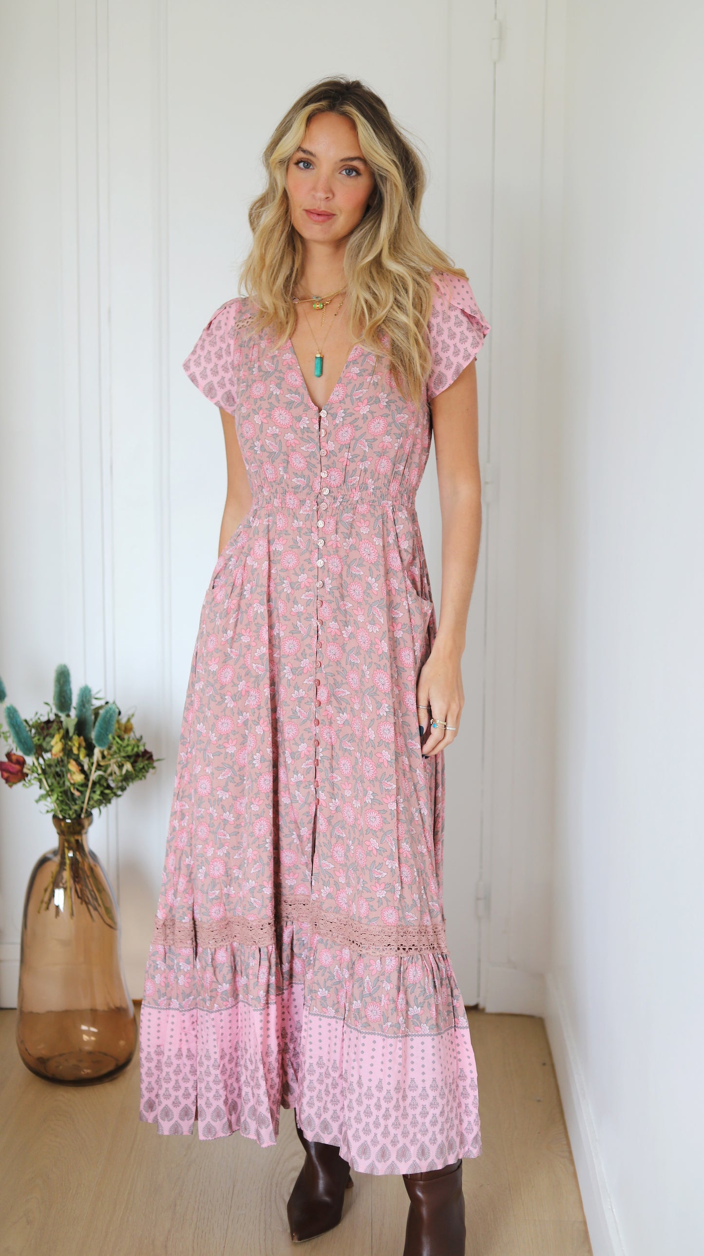 ROSABELLA PRINT CARMEN MAXI