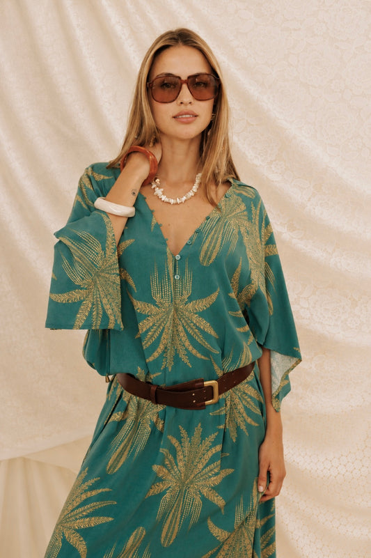 ISLAND LUXE PRINT BREE MAXI