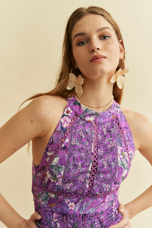 RHODIUM PRINT ENDLESS SUMMER DRESS