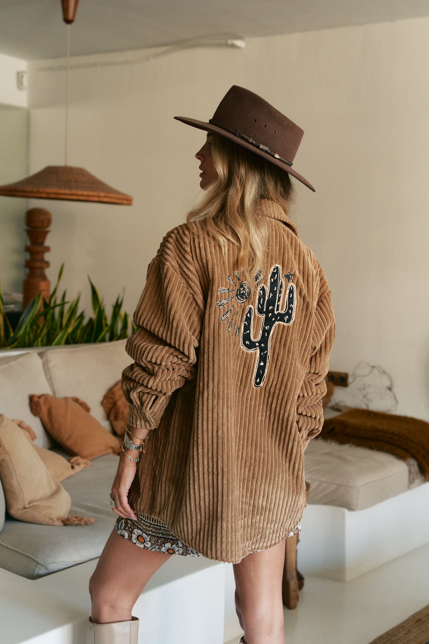 TEXAS CHORD SHIRT JACKET TOFFEE