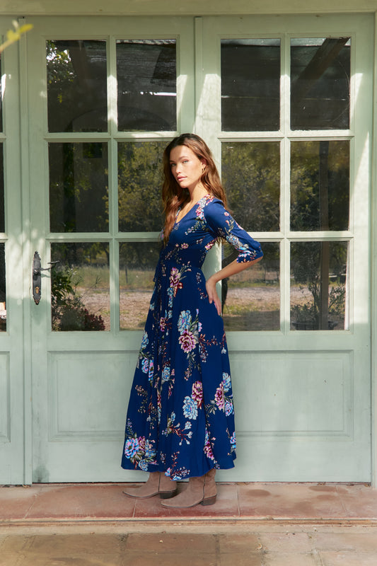 BOTANICA PRINT INDIANA MAXI DRESS