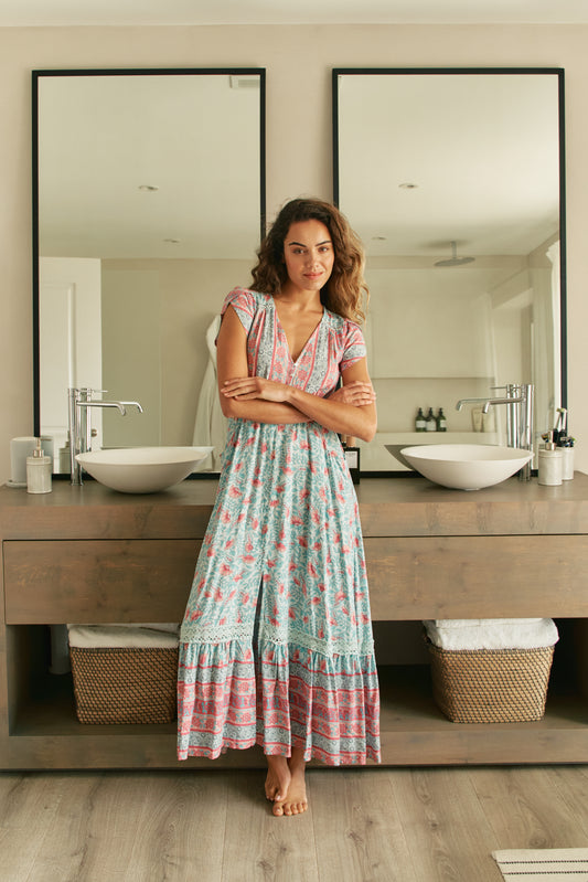 MALIBU PRINT CARMEN MAXI