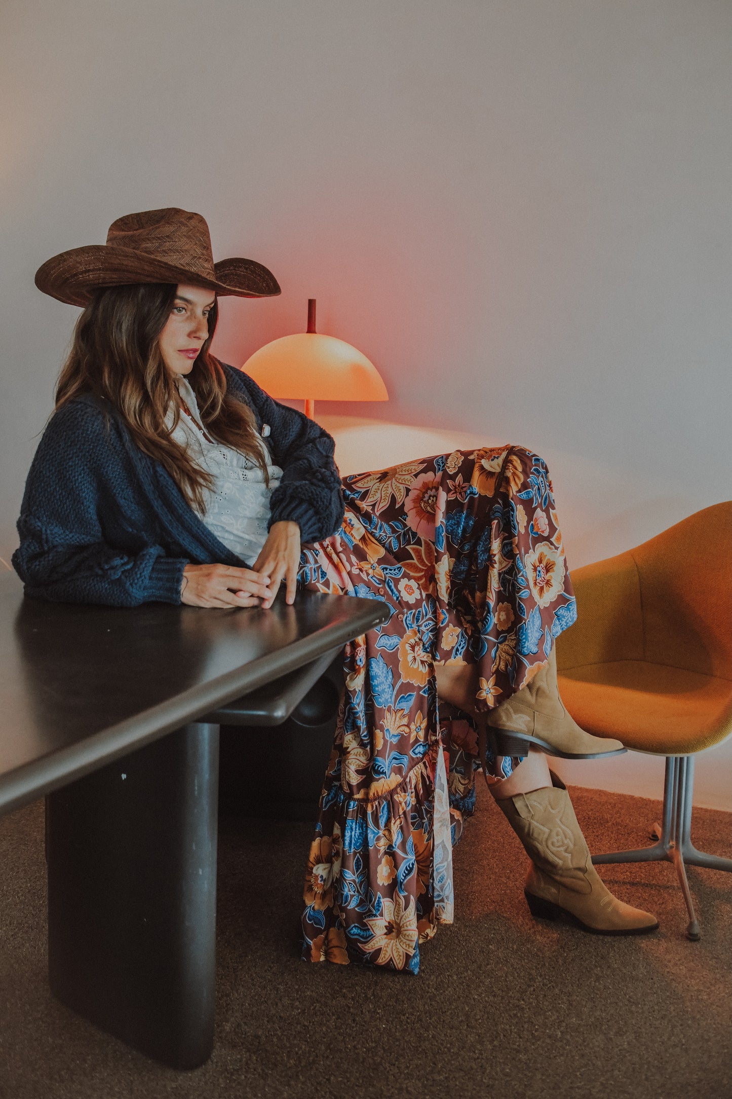 TIERRA PRINT DAPHNE SKIRT