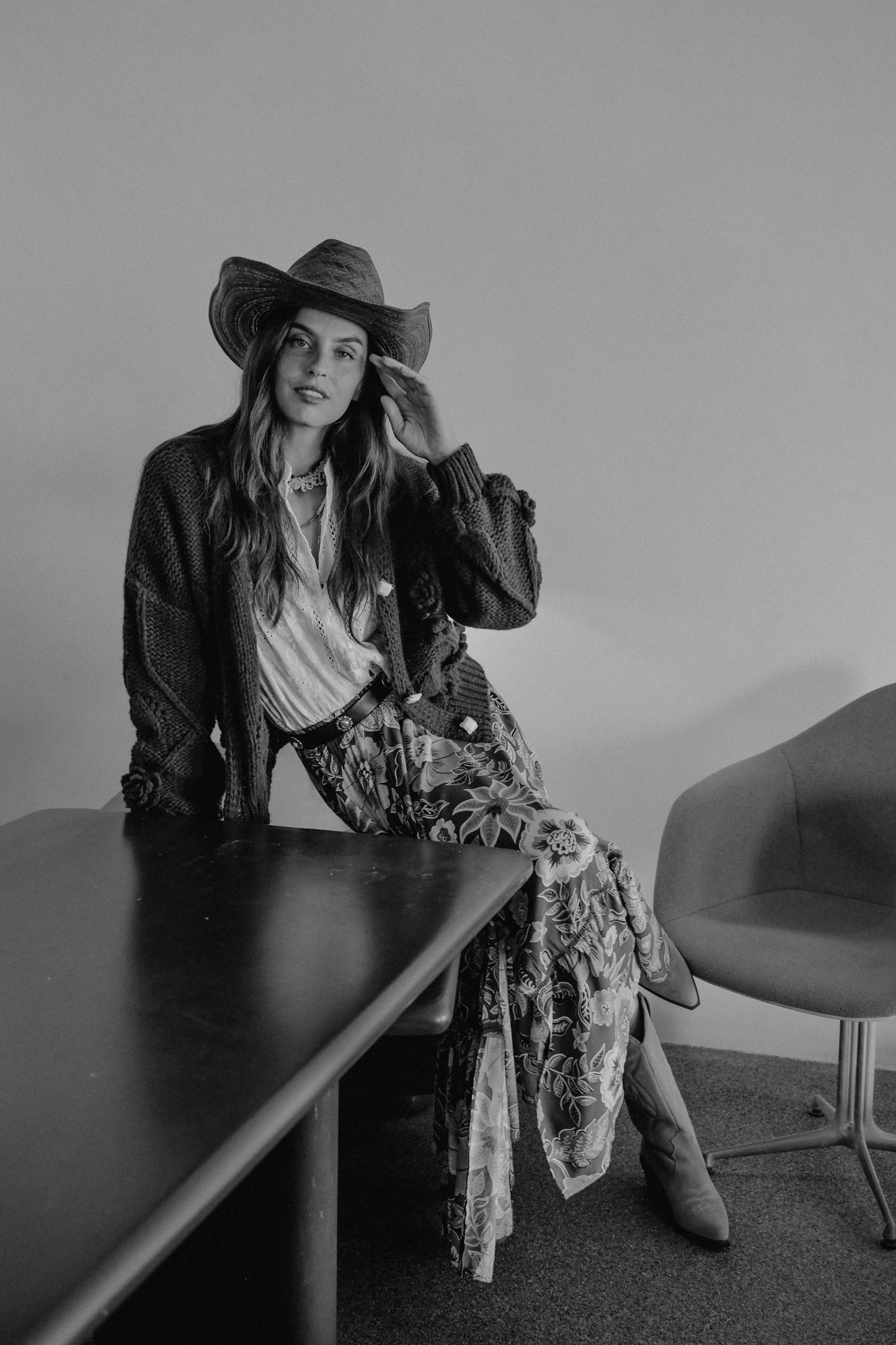 TIERRA PRINT DAPHNE SKIRT