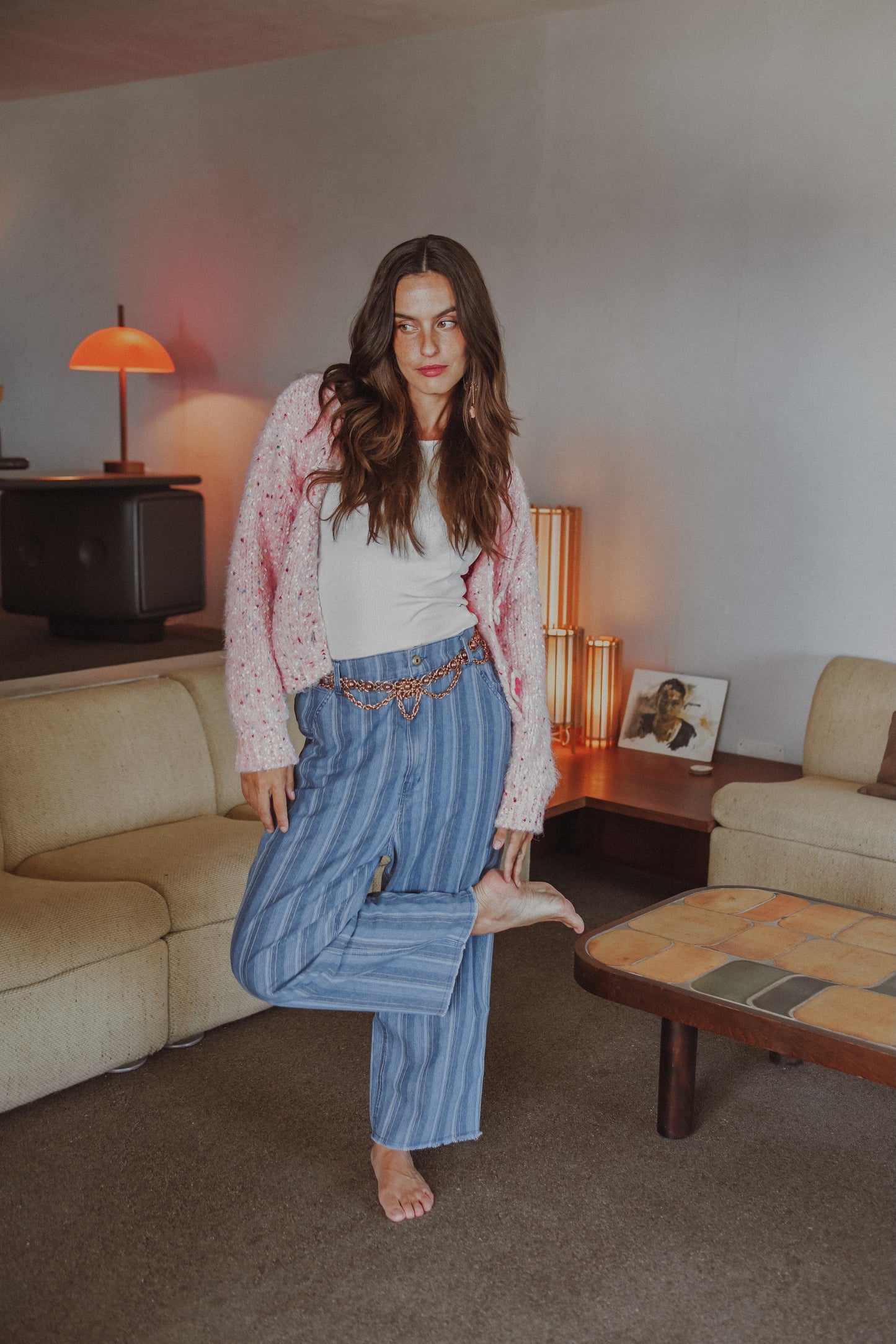 JAGGER - WASHED DENIM PANTS