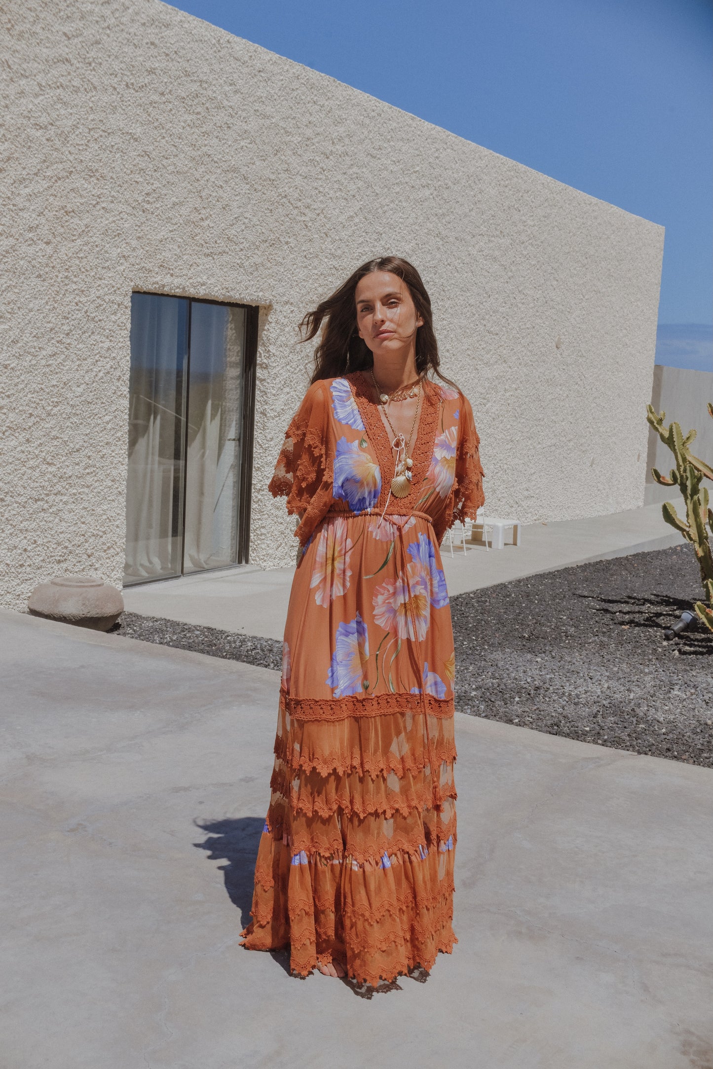 SERENDIPITY PRINT BUNGALOW DRESS