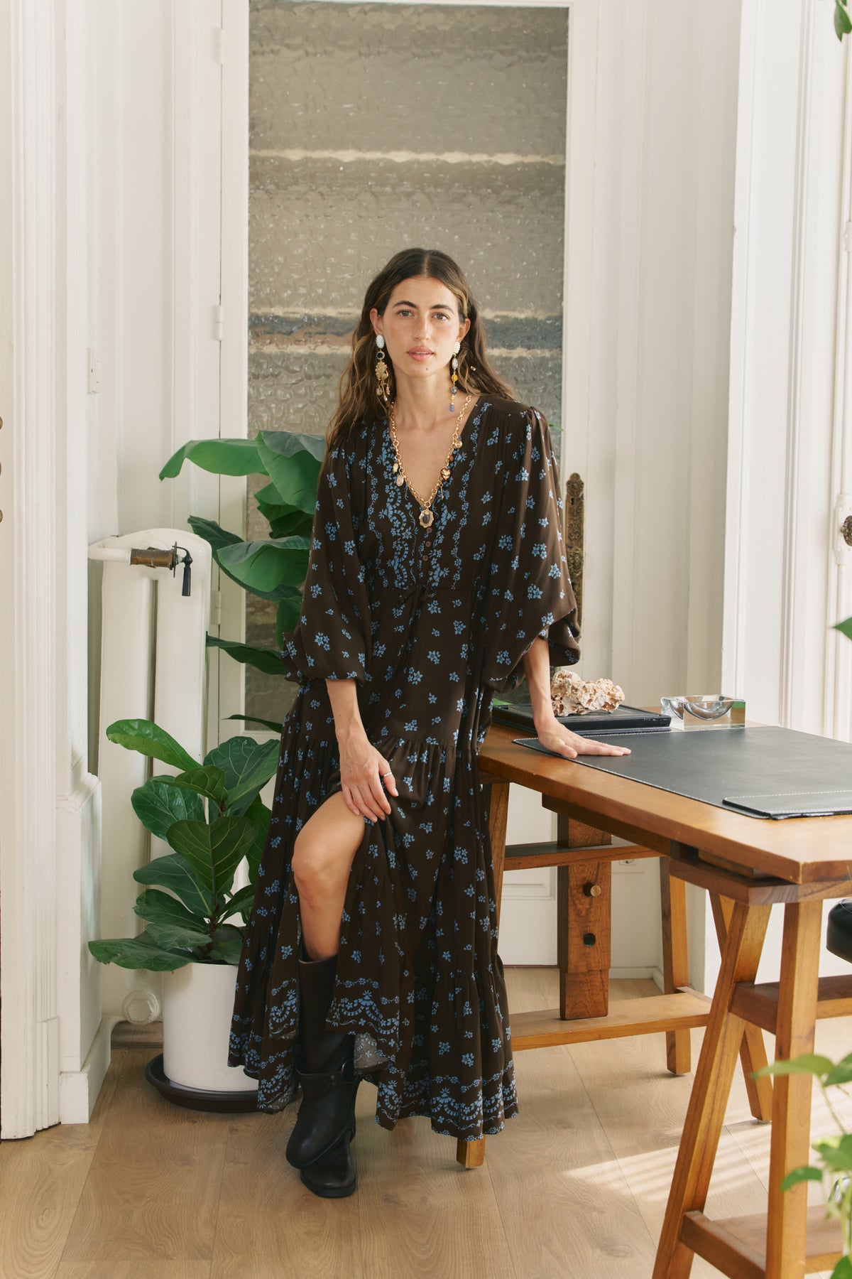 JUNIPER PRINT TERESA MAXI DRESS