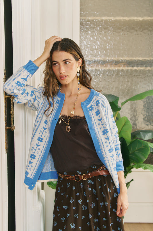 FOLK SKIES KNIT