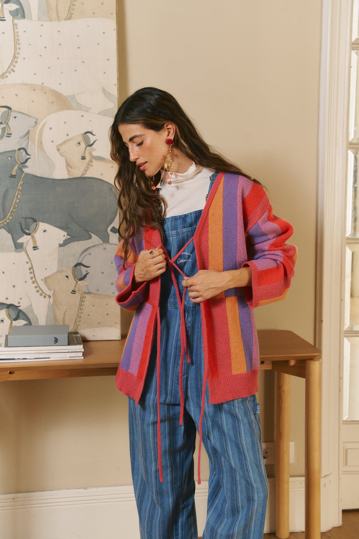 PHEONIX TIE CARDIGAN