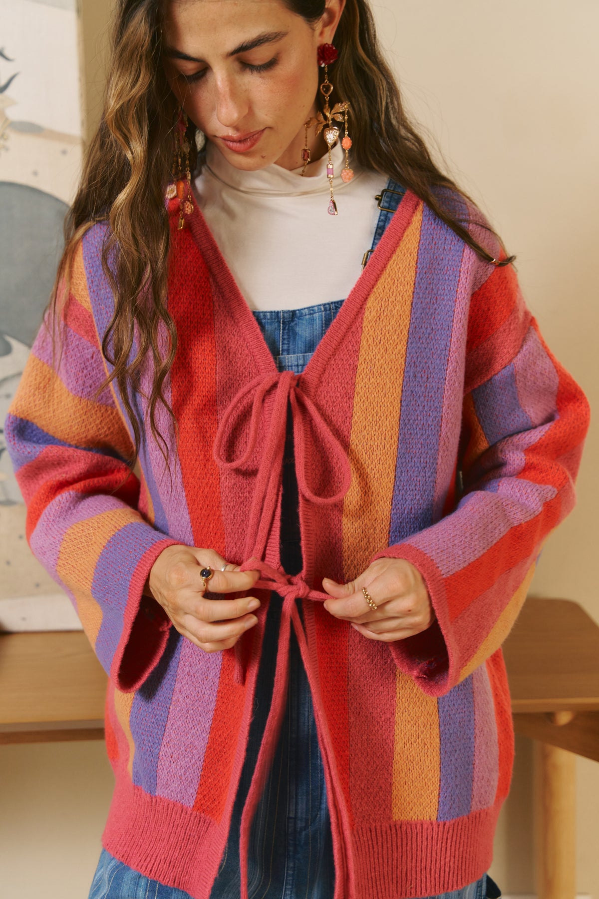 PHEONIX TIE CARDIGAN